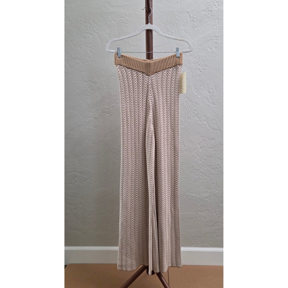 ST257. Chevron Pointelle Knit Shirt & Pants Matching Set - Picture 10 of 11